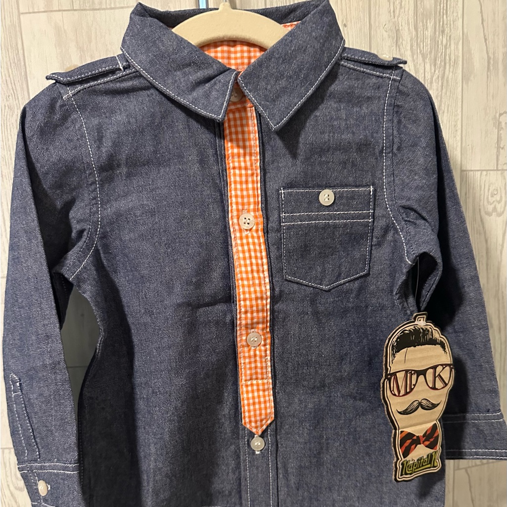 Blue Denim Button Down.
